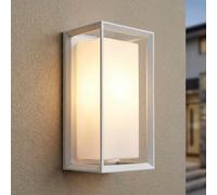 Hauswandleuchte Extérieure Applique Murale Balcon Blanc Satiné Aluminium E27 [EEK: Non noté]