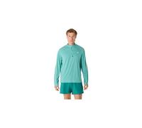 Haut 1 2 zip asics road lite show vert homme