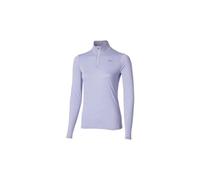 Haut 1 2 zip mizuno core impulse bleu femme
