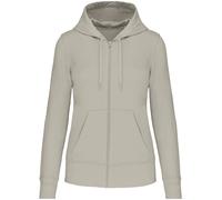 Haut À Capuche Kariban Femmes En Melange De Cotton Bio Avec Zip Complet