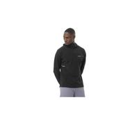 Salomon Sense Aero Hybrid 1/4 Zip vêtement running homme Sense Aero Hybrid 1/4 Zip M Noir