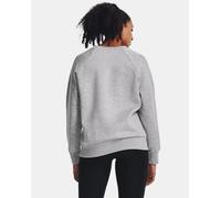 Haut À Col Ras Du Cou Under Armour Rival Fleece Pour Femme Mod Gris Light Heather / Blanc S