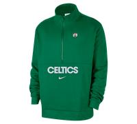 Haut à demi-zip Nike NBA Boston Celtics Club Courtside pour homme Clover/Blanc L