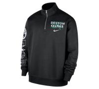 Haut à demi-zip Nike NBA Club Boston Celtics Courtside pour homme Noir XS