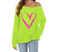 Haut à épaules dénudées pour femme - Pull à manches longues - Sweatshirt | Chemisier élégant surdimensionné chauve-souris, haut long à épaules dénudées pour un usage quotidien décontracté