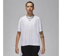 Haut à manches courtes Diamond Jordan Sport pour femme Blanc/Noir L (FR 46-48)