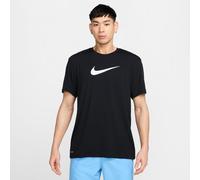 Haut à manches courtes Nike Swim Hydroguard pour homme Noir/Blanc/Blanc XL