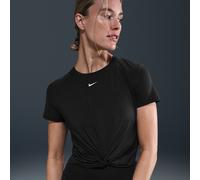 NIKE T-shirt fonctionnel 'ONE CLSC' noir / blanc, Taille S