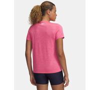 Haut À Manches Courtes Under Armour Tech¿ Twist Pour Femme Super Rose / Blanc Xl