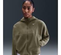 Haut à zip Therma-FIT Nike One pour femme Medium Olive/Blanc L (FR 46-48)