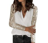 Haut Argenté À Paillettes Extensible Haut Court À Sequins pour Femme Top Paillettes Vêtements De Club De Fête Débardeur À Paillettes,T Shirt À Sequin Femme Festivals