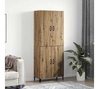 Haut Armoire 2 pcs Bois d'ingénierie de rangement Buffet Moderne vidaXL vidaXL