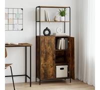 Haut Armoire avec stockage avec porte Bois d'ingénierie Buffet Moderne vidaXL vi