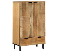 vidaXL Buffet marron 60x33x100 cm bois de manguier massif