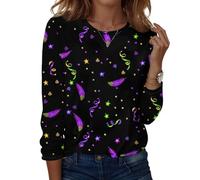 Haut Chic Femme Soirée, Soiree Multicolore Cosplay Medieval Grande Costume Carnaval, Masque Moulant Paillette Nouvel Tenue Élégant Brillant Adultes Top Dentelle, Déguisement Femme Carnaval, XXL