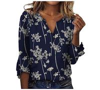 Haut Coton Femme Manche Longue Crops Top Chemise Bleue Femme Blouse Pépé Jeans Femme Tee Shirt Femme Decollete V Blouse Infirmière Blanche T Shirts Femme Blouse Noire Esthétique Chemisier