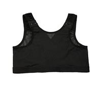 Haut court de yoga sans couture pour femme - Sans perforations de jante - Soutien-gorge de sport pour l'extérieur - Cadeau idéal, Noir , S