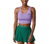 Haut Crop Top Femme Asics New York Match Faded Plum