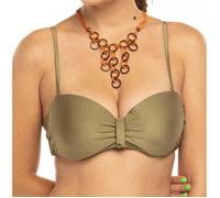 Haut de Bikini Bandeau Kaki Femme Sun Project M
