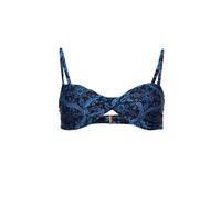 Superdry Boho Twist Bandeau Bikini Top Bleu M Femme