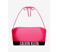 Haut de bikini Calvin Klein Bandeau Intense Power rose noir femme - M
