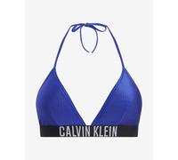 Haut de bikini Calvin Klein Triangle Shine bleu noir blanc femme - XL