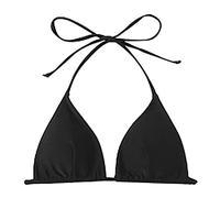 Haut de bikini noir de couleur unie maillot de bain maillot de bain haut maillot de bain haut maillot de bain ensemble maillot de bain ensemble débardeur pentagramme