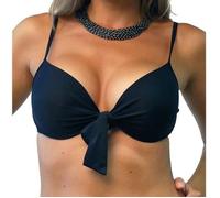 Haut de Bikini Noir Femme Sun Project Push Up XL