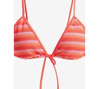 Haut de bikini Roxy Jasmine Tiki Tri rouge rose femme - S