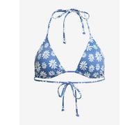 Haut de bikini Roxy Printed Essentials Tiki Tri bleu blanc femme - M