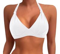 Haut de bikini super push-up triangle rembourré dos nu pour petites seins couverture complète haut de maillot de bain soutien-gorge de sport haut de maillot de bain sans bas