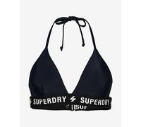 Haut de bikini Superdry Code Triangle Elastic noir blanc femme - S