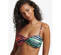 Haut de bikini Superdry Vintage Mix rouge orange bleu vert femme - XXS