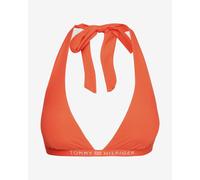 Haut de bikini Tommy Hilfiger Tonal Logo orange blanc femme - M