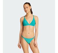 Haut de bikini triangle matelassé côtelé Iconisea Pure Teal 44