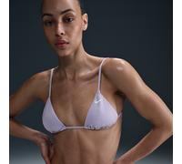 Haut de bikini triangle Nike Swim Essential pour femme Hydrangeas/Blanc XL (FR 50-52)