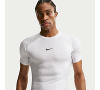 Haut de fitness ajusté à manches courtes Nike Pro Dri-FIT pour homme Blanc/Noir M