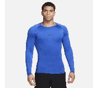 Haut de fitness ajusté à manches longues Dri-FIT Nike Pro pour homme Game Royal/Noir S