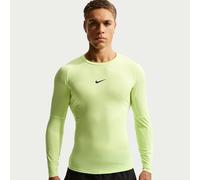 Nike Pro Tee-shirt à manches longues M Jaune