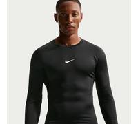 Haut de fitness ajusté à manches longues Dri-FIT Nike Pro pour homme Noir/Blanc XS