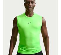 Haut de fitness ajusté sans manches Dri-FIT Nike Pro pour homme Green Strike/Noir XXL