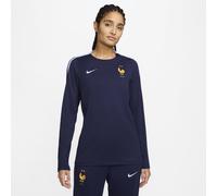 Haut de foot à col ras-du-cou Nike Dri-FIT FFF Strike pour femme Blackened Blue/Cobalt Bliss/Cobalt Bliss L (FR 46-48)