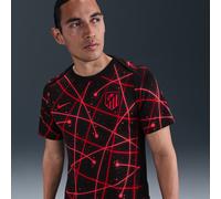 Haut de foot à manches courtes d'avant-match Nike Dri-FIT Atlético Madrid Academy Pro pour homme Noir/Light Crimson/University Red/Light Crimson XL