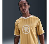Haut de foot à manches courtes Dri-FIT Nike Total 90 pour homme Club Gold/Summit White/Summit White/Summit White S
