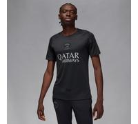 Haut de foot à manches courtes Jordan Dri-FIT Paris Saint-Germain Strike 4e tenue pour homme Off Noir/Off Noir/Off Noir/Particle Grey S