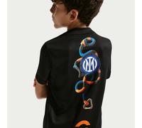 Haut de foot d'avant-match à manches courtes Nike ACG Dri-FIT Inter Milan Academy Pro SE pour ado Noir/Safety Orange S