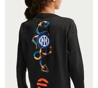 Haut de foot d'avant-match à manches longues Nike ACG Dri-FIT Inter Milan Academy Pro SE pour ado Noir/Safety Orange L