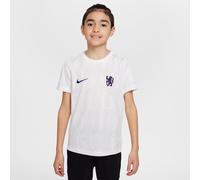 Haut de foot d'avant-match Nike Dri-FIT Chelsea FC Academy Pro pour ado Blanc/Pure Platinum/Rush Blue XL