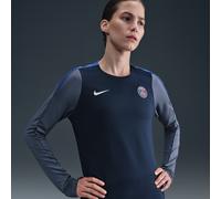 Haut de foot en maille à col ras-du-cou Nike Dri-FIT Paris Saint-Germain Strike pour femme Midnight Navy/Diffused Blue/Hyper Royal/Blanc L (FR 46-48)