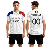 Haut de Foot Personnalisable pour 2026,Maillot décontracté avec nom numéro Top Sportif Unisexe pour célébrations en Tenue Assortie pour familleFières années gagnantes et avec Impatience pour 2026